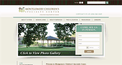 Desktop Screenshot of montgomerychildrenscare.com
